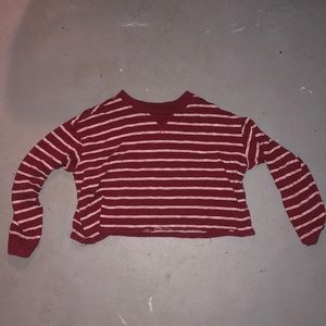 cropped hollister top